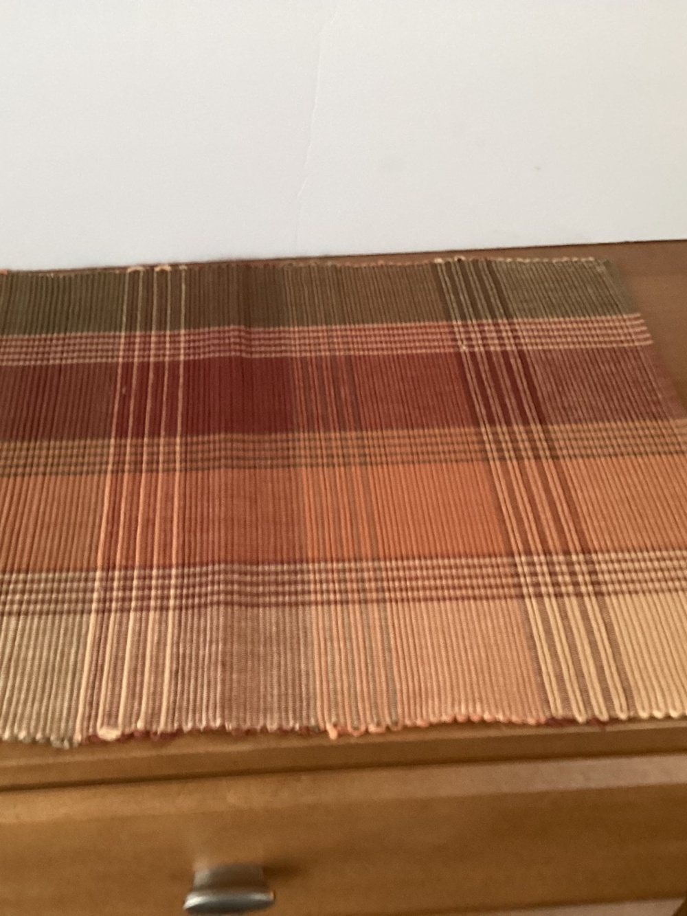 109% cotton Placemats for Multi Use Rectangular Fall Tone Woven Fabric 13” x 19”